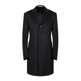 CORNELIANI Wool Top Coat BLACK REG