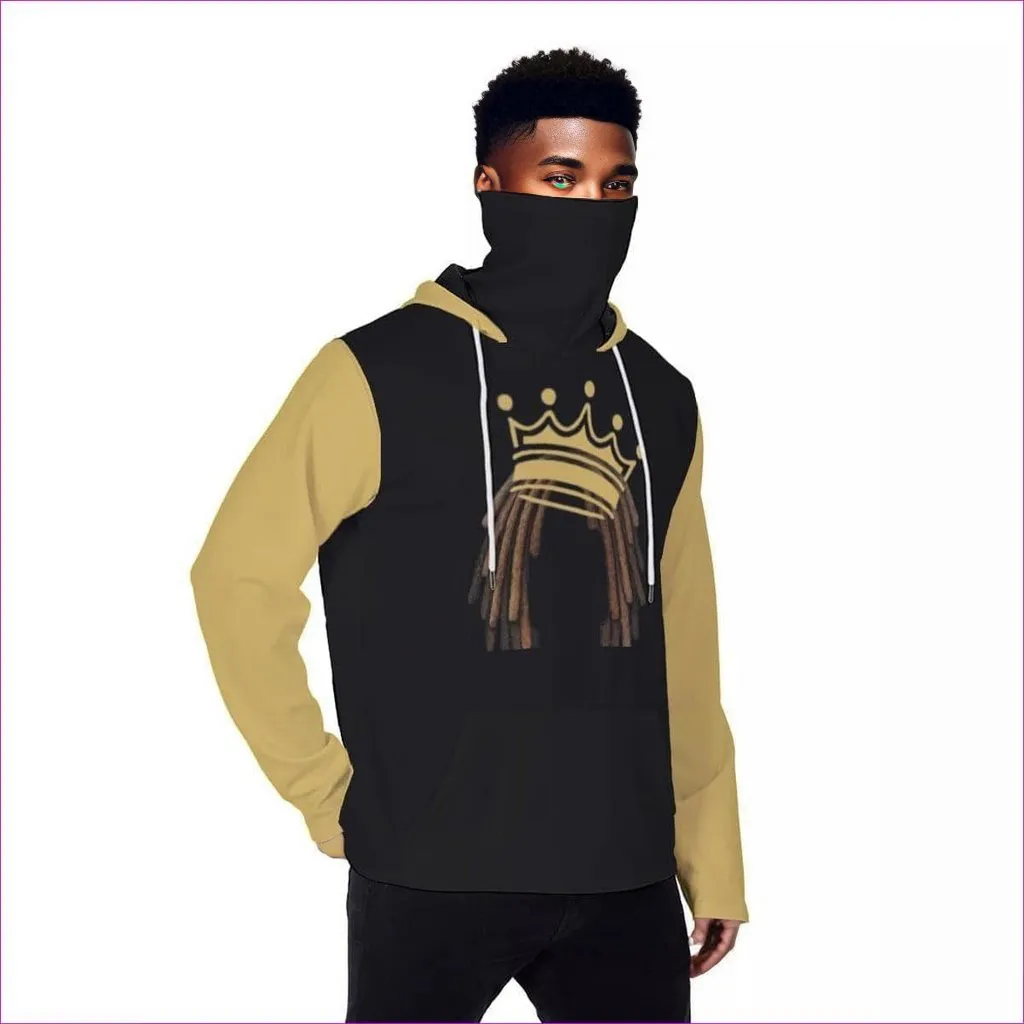 Crowned Dreadz Men's Pullover Hoodie With Mask