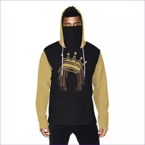 Crowned Dreadz Men's Pullover Hoodie With Mask