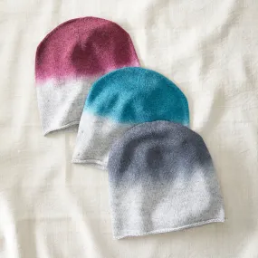 DARJA Dipdye Ombre Soft Merino Slouch Beanie Hat