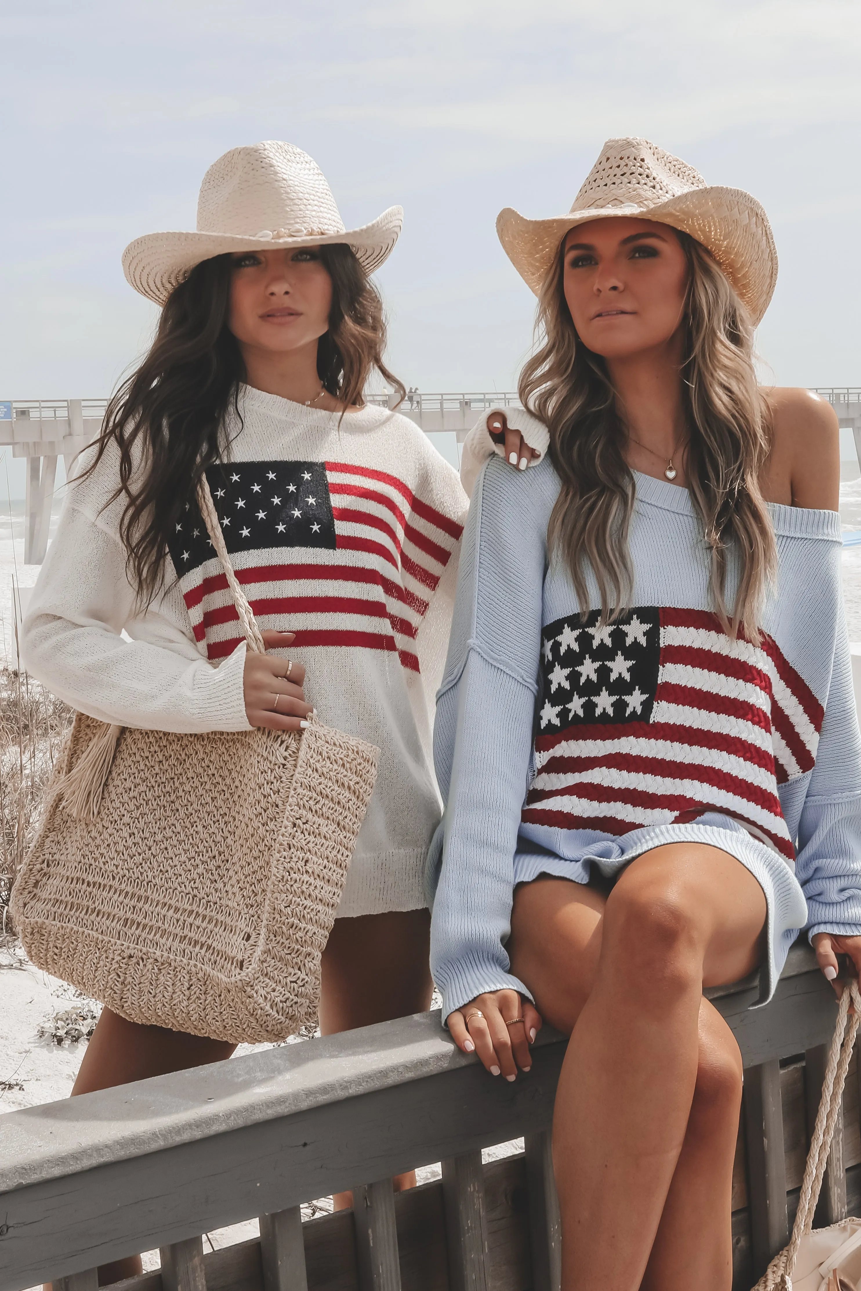 DEAL American Cutie Lightweight Flag Sweater