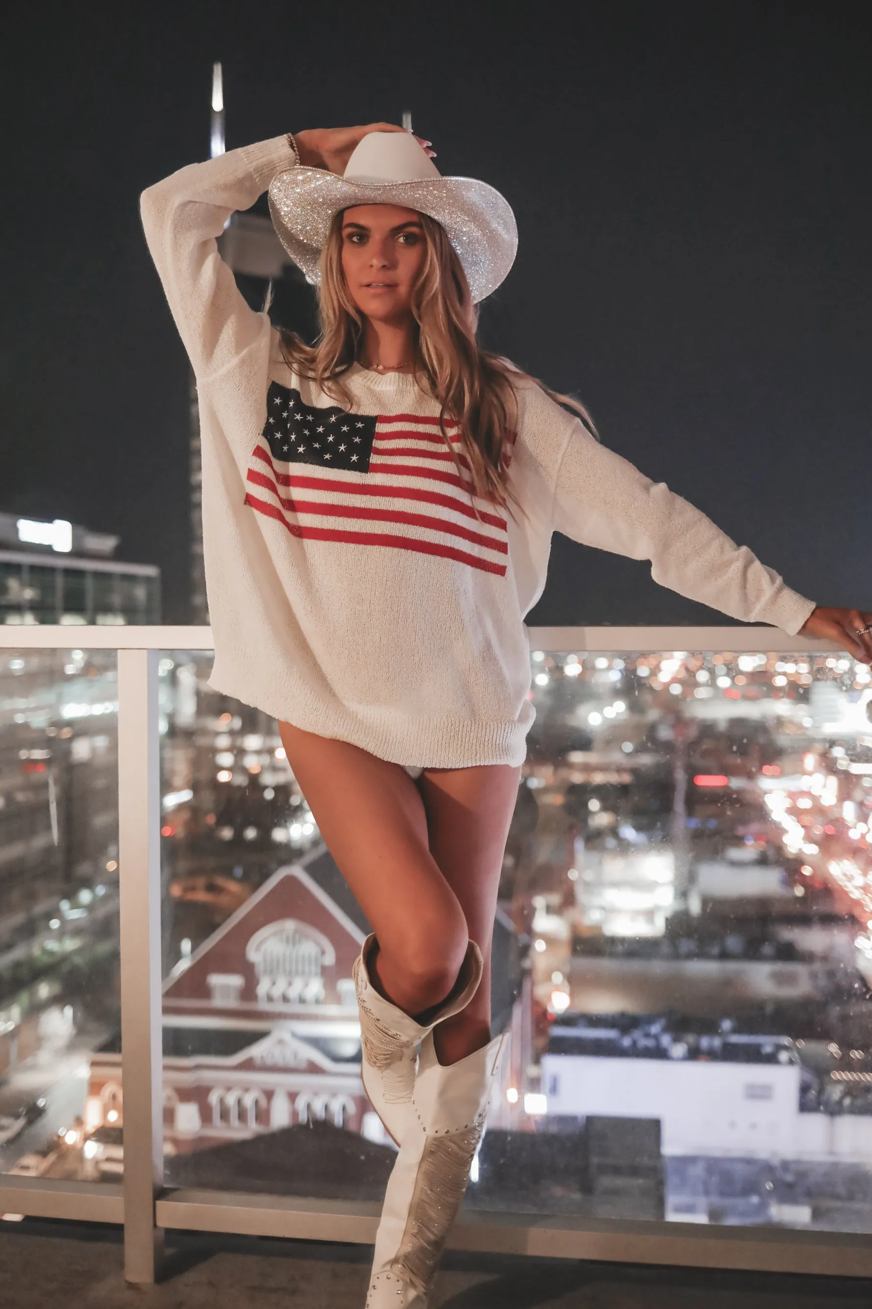 DEAL American Cutie Lightweight Flag Sweater