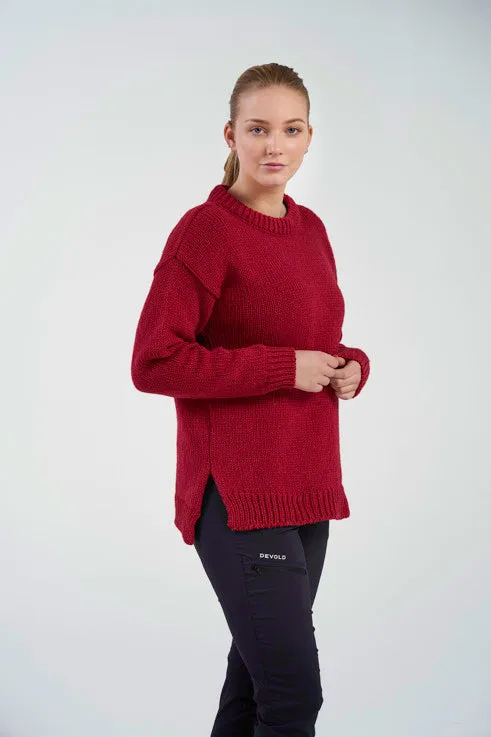 Devold - Nansen Split sweater | wollen damestrui