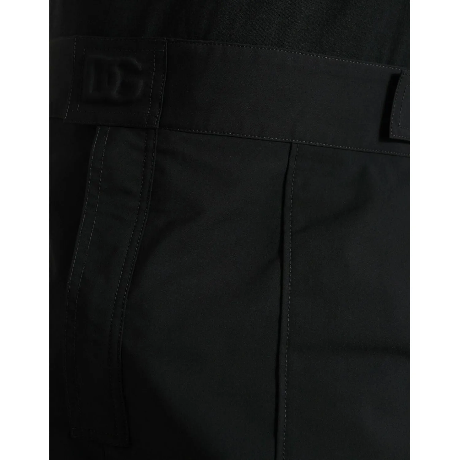 Dolce & Gabbana Elegant Casual Black Straight Pants