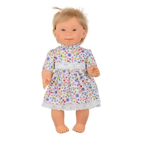 Dressed Girl Doll with Down Syndrome