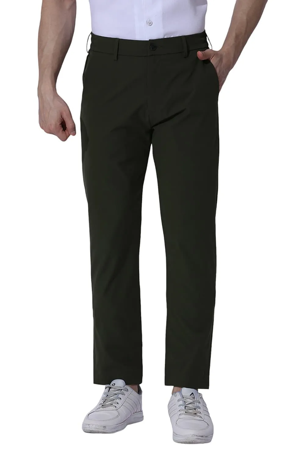 Drift Fit Polyester Stretch Trousers