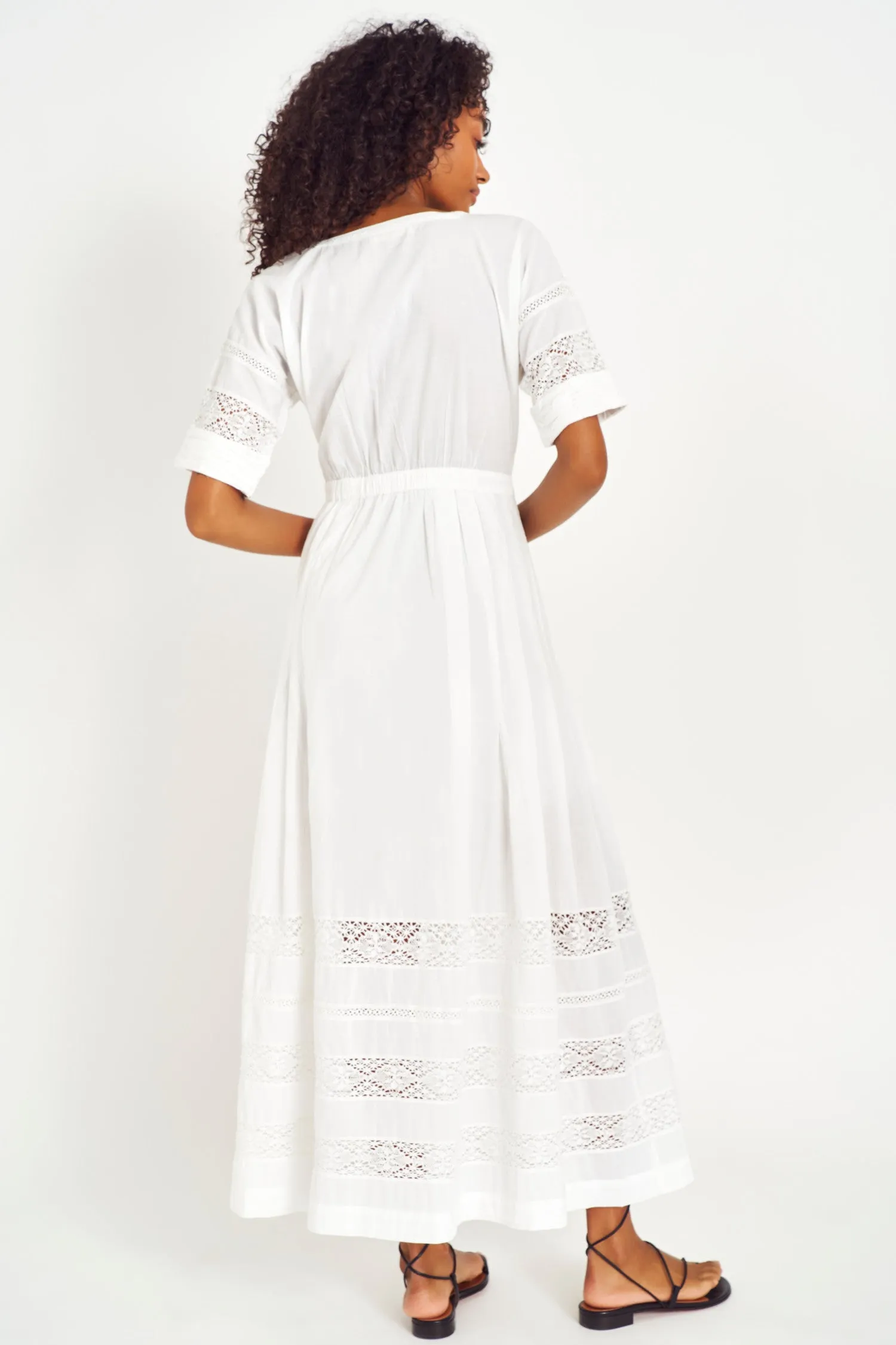 Edie Cotton Midi Dress