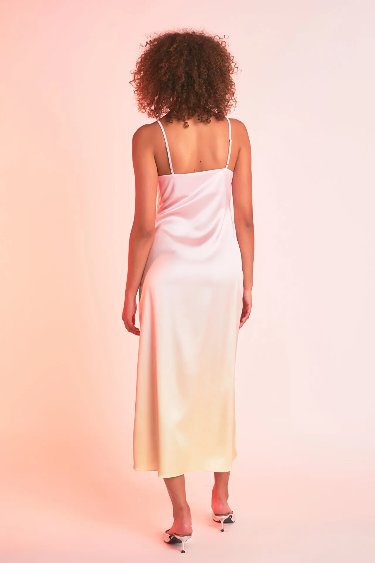 Endless Rose - Ombre Sleeveless Midi Dress