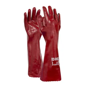 Esko | Red Shield Gauntlet 45cm Glove | 48 Pairs