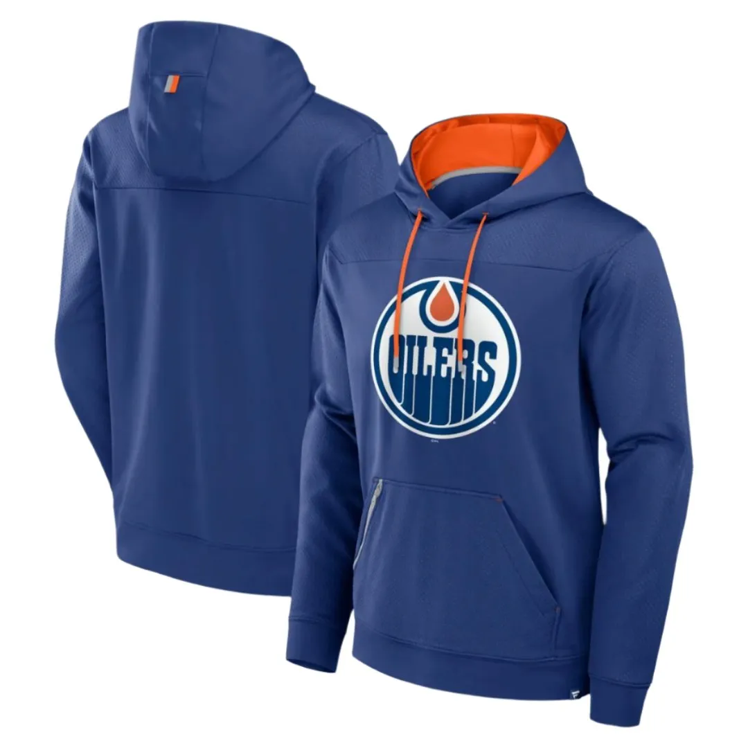 Fanatics Men's NHL Edmonton Oilers 2024 Defender Hoodie