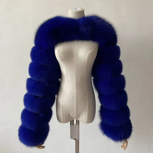 Fashion faux fur jacket（AY1360)