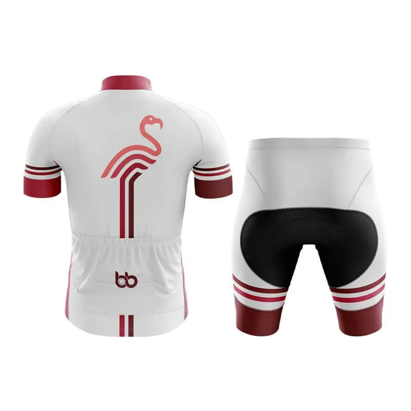 Flamingo x BB Club Cycling Kit (White)