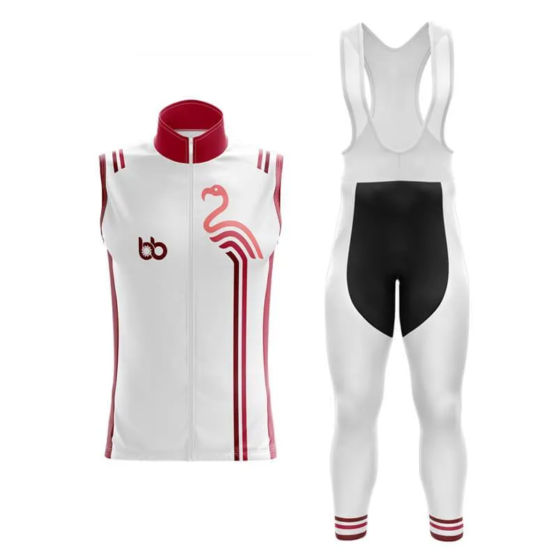 Flamingo x BB Club Cycling Kit (White)