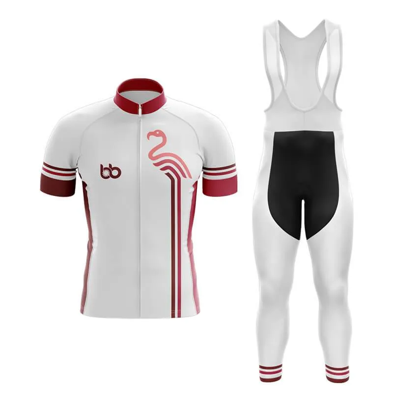 Flamingo x BB Club Cycling Kit (White)