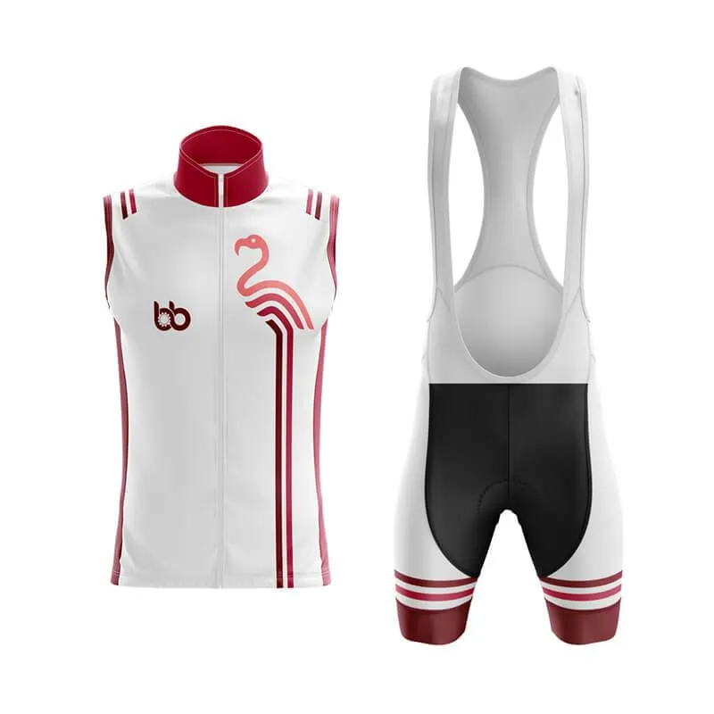 Flamingo x BB Club Cycling Kit (White)