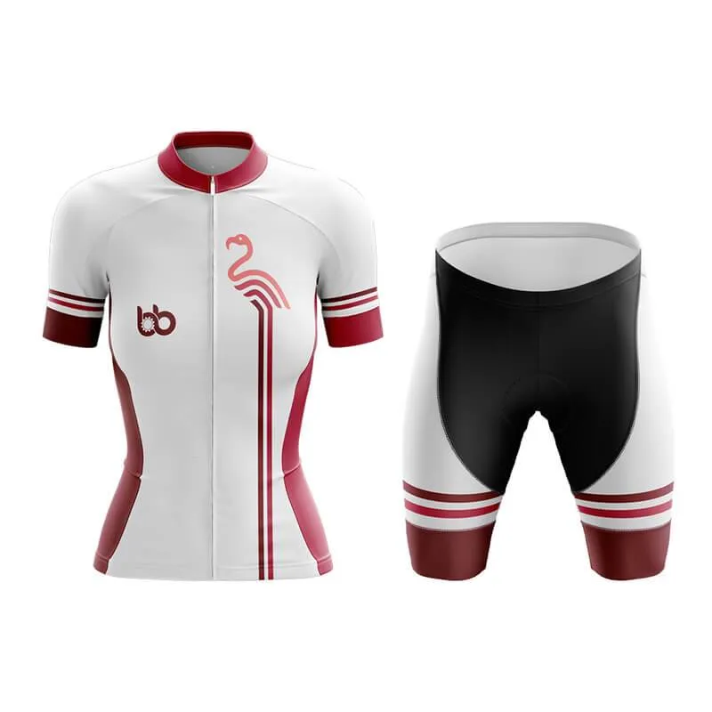 Flamingo x BB Club Cycling Kit (White)