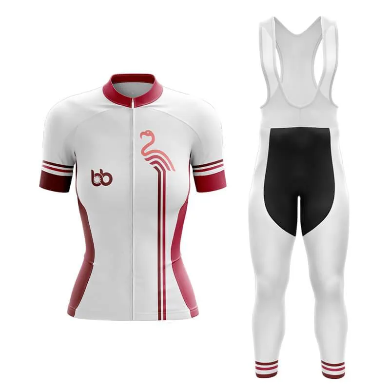 Flamingo x BB Club Cycling Kit (White)