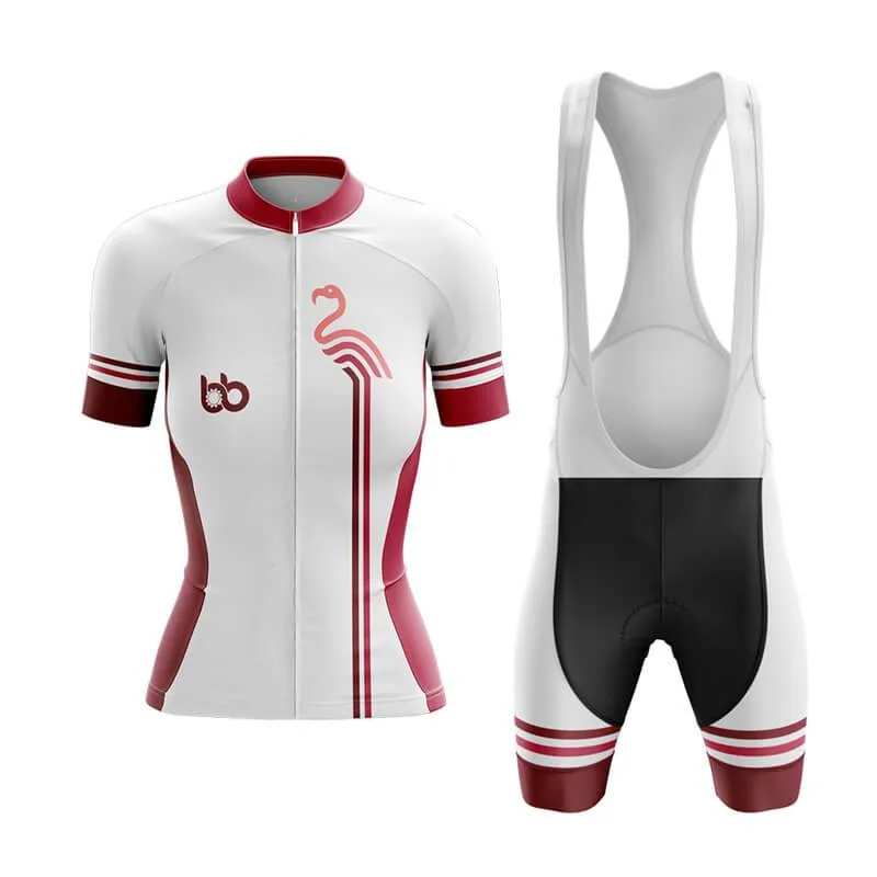 Flamingo x BB Club Cycling Kit (White)