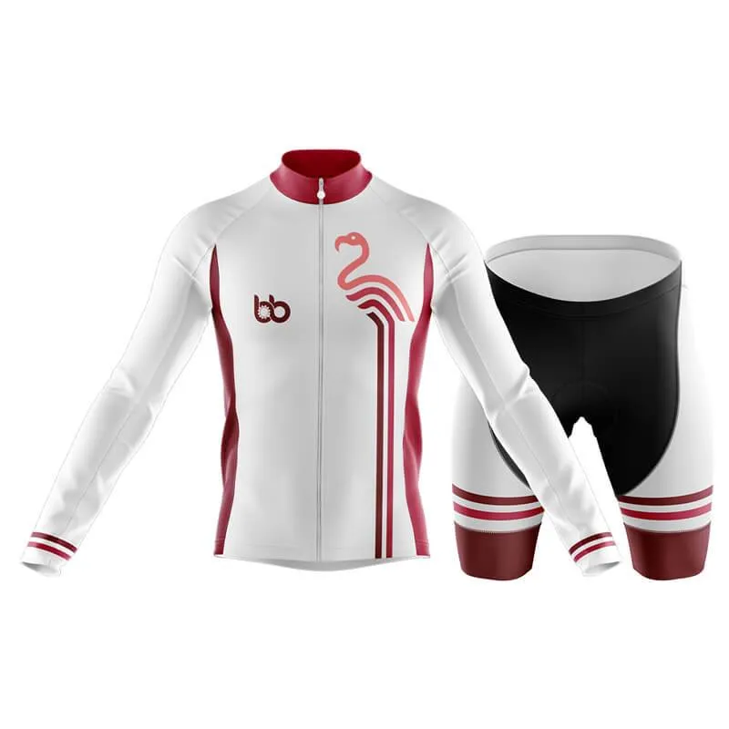 Flamingo x BB Club Cycling Kit (White)