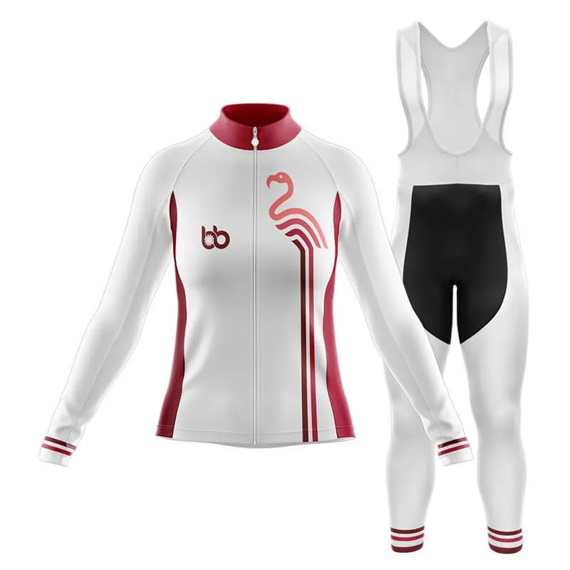 Flamingo x BB Club Cycling Kit (White)