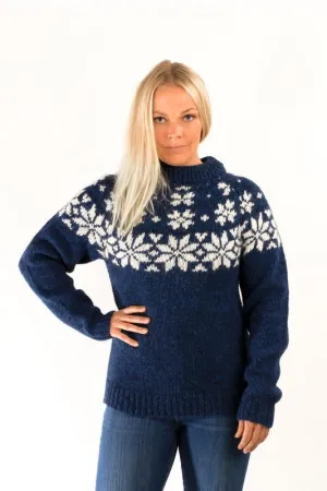 Fönn Wool Sweater Blue