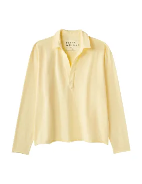 Frank & Eileen - Patrick Popover Henley in Canary Yellow