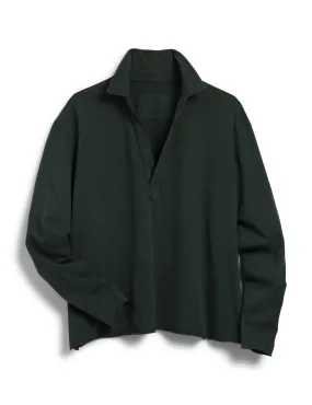 Frank & Eileen - Patrick Popover Henley in Evergreen