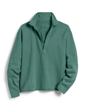 Frank & Eileen - Popover Henley in Jade