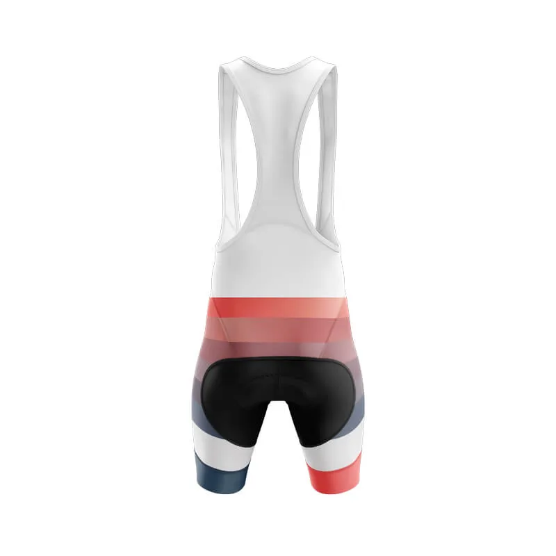 Gradient Frequency Shorts & Pants (White-Red-Blue)