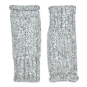 Gray Essential Knit Alpaca Gloves | Ethical Style