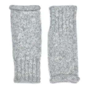 Gray Essential Knit Alpaca Gloves - Handmade & Fair Trade