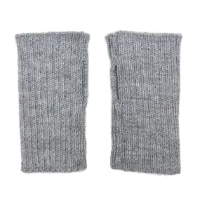 Gray Minimalist Alpaca Gloves by SLATE   SALT