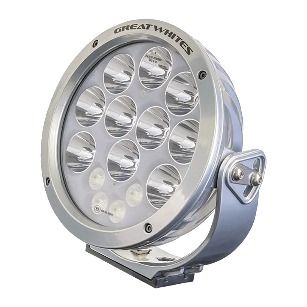 Great Whites Attack 220 Alloy LED Driving Light Backlit DRL Combination Beam - GWR10144A