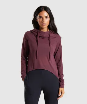 Gymshark Aura Hoodie - Berry Red