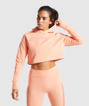 Gymshark Move Cropped Hoodie - Peach