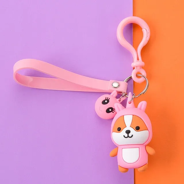 HappyDog Dress Up KeyChains