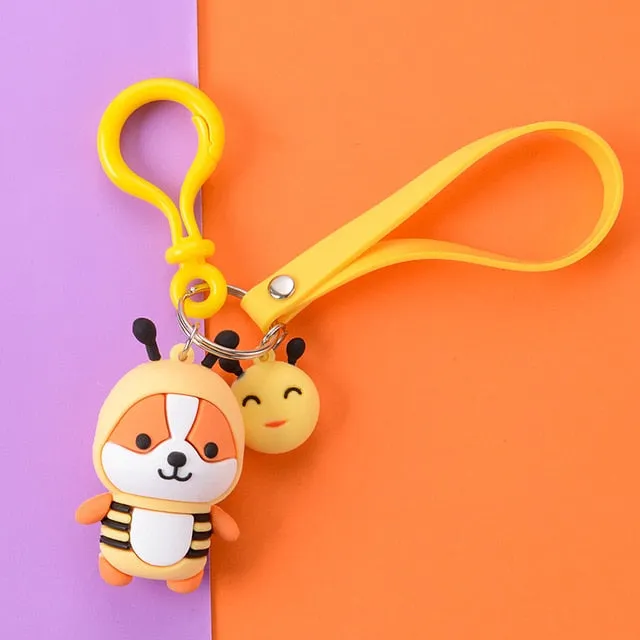 HappyDog Dress Up KeyChains