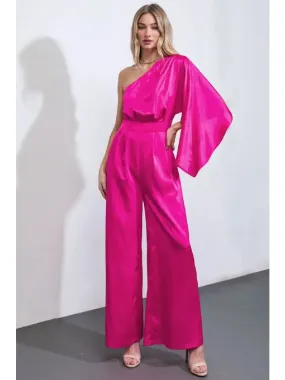 Hot Pink Jumpsuit