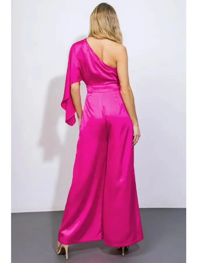 Hot Pink Jumpsuit