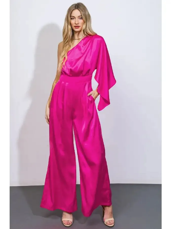 Hot Pink Jumpsuit