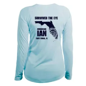 I Survived the Eye: Hurricane Ian Sun Shirt - Women's UPF50