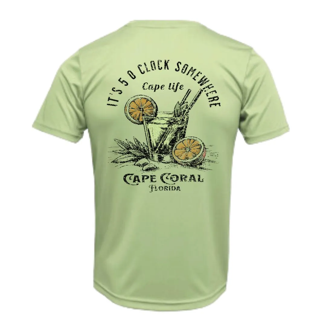 It's 5 O'Clock Somewhere Sun Shirt - UPF50 Sun Protection Dryfit Shirt