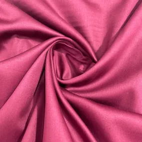 Jam Purple Solid Cotton Satin Fabric