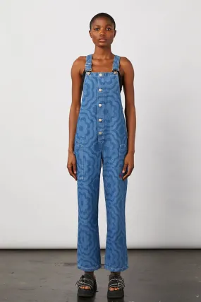 Joy Jumpsuit - Laser Flower Blue