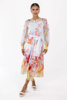 Kentucky Derby Midi Dress - Multi