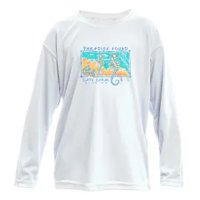 Kids Seahorse Sun Shirt Paradise Found - UPF50 Beach Shirt