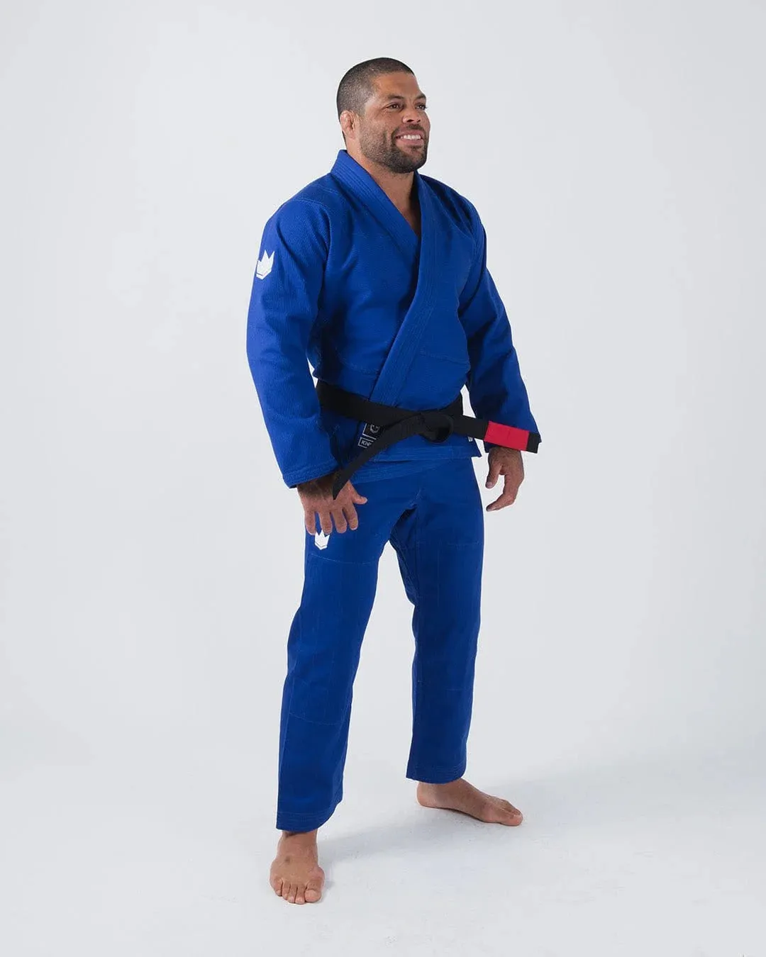 Kimono Brazilian Jiu Jitsu KINGZ The ONE - Albastru (Centura Alba Inclusa)