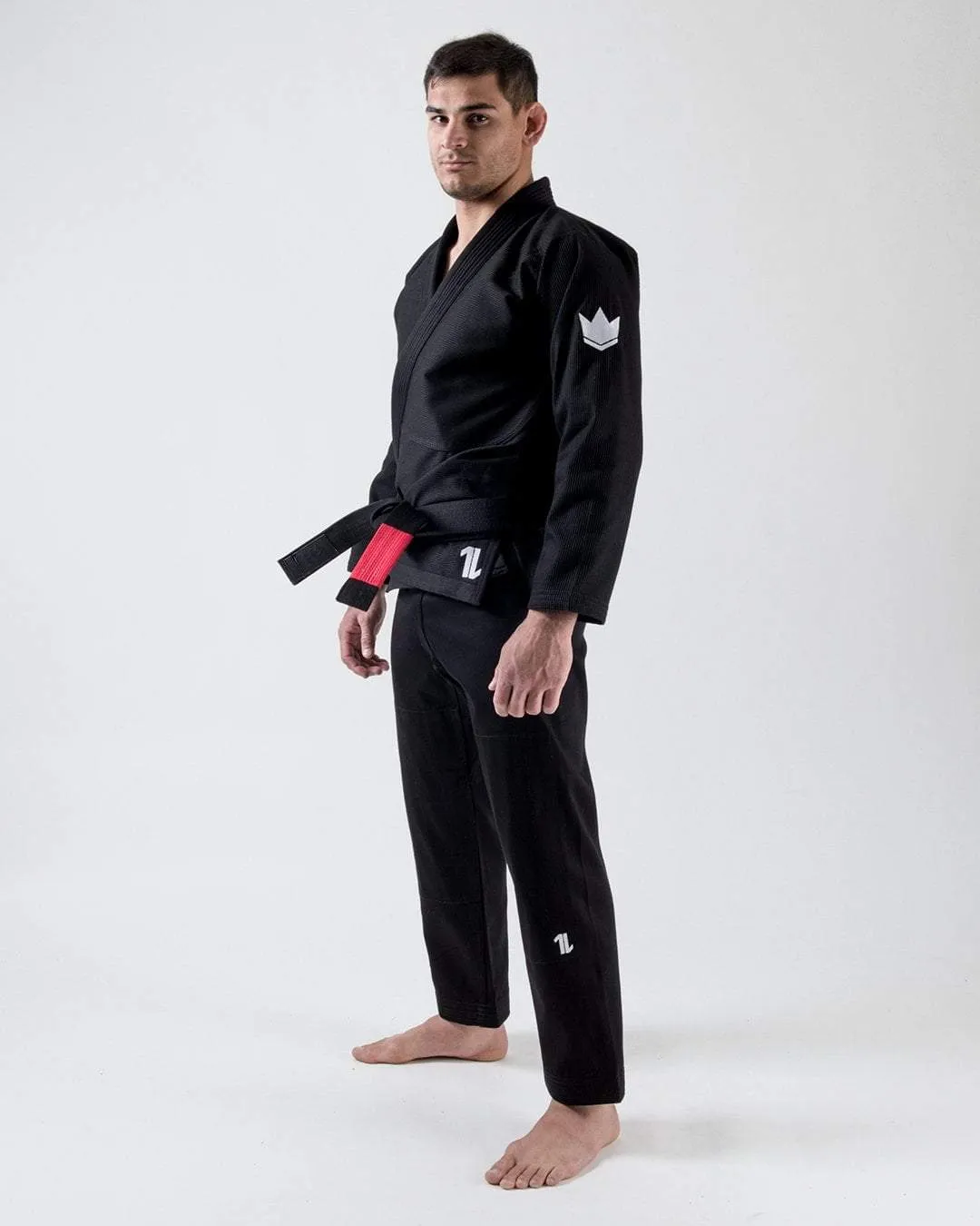 Kimono Brazilian Jiu Jitsu  KINGZ The ONE - Negru (Centura Alba Inclusa)