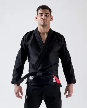 Kimono Brazilian Jiu Jitsu  KINGZ The ONE - Negru (Centura Alba Inclusa)