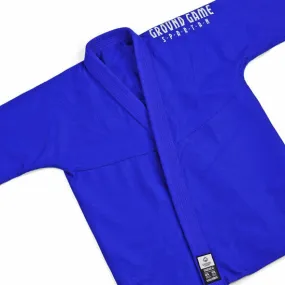 Kimono Copii Brazilian Jiu Jitsu GROUND GAME Spartan - Albastru